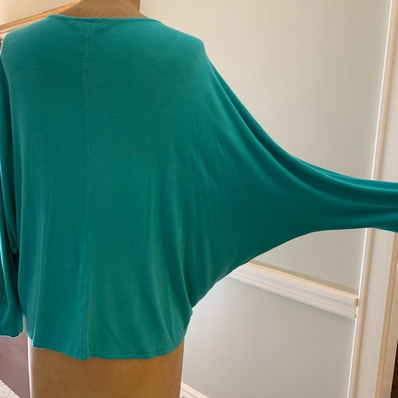 Turquoise blue over sized top - Picture 4 of 6